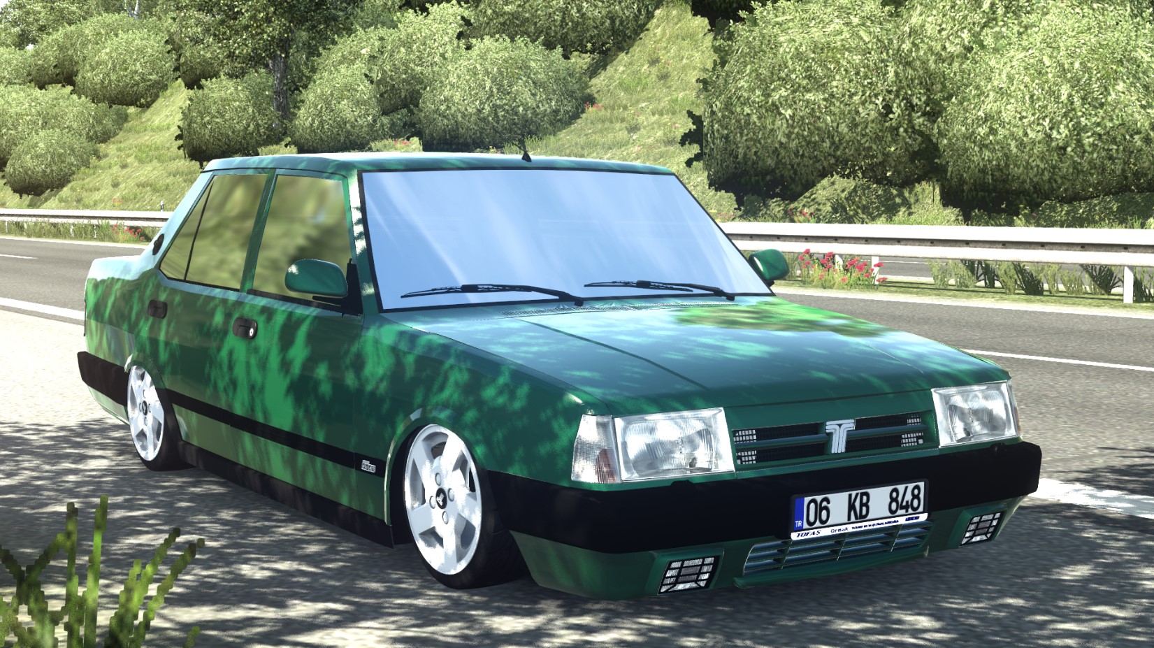 Carro VOLKSWAGEM JETTA Rebaixado Mod Ets2 1.47 - Dalenha Mods